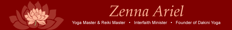 Dakini Yoga with Yoga Master Zena Ursuliak, Reiki Master, Honorary Doctorate of Dance, Edmonton, Alberta, Canada
